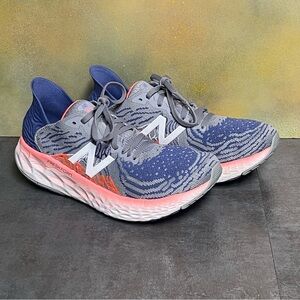 New Balance Fresh Foam X 1080 V10 Women's Blue Running Shoes Size 8.5B